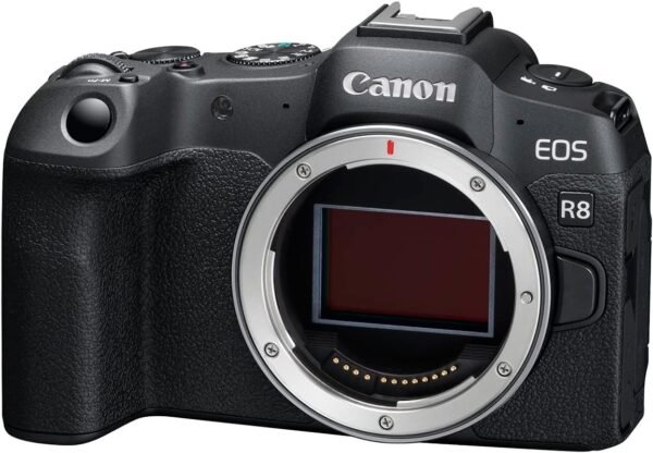 Canon EOS R8 Mirrorless Camera (Body Only), Full-Frame Hybrid Camera, 24.2 Megapixel CMOS Image Sensor, 4K Video, Content Creator Camera, Black - Image 2