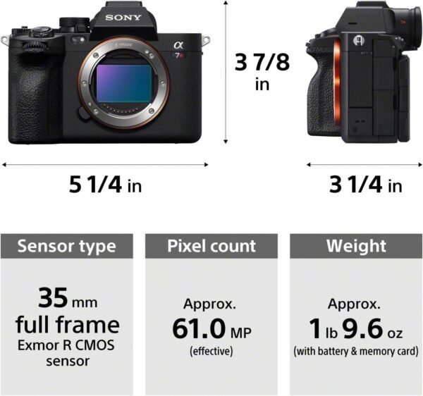 Sony Alpha 7R V Full-Frame Mirrorless Interchangeable Lens Camera - Image 4