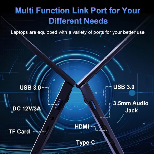 16 inch Laptop, 12GB RAM 384GB Storage Laptop Computer, 5305U Processor, 1920x1200 IPS FHD Display, WiFi, Bluetooth, Webcam, Type-C, 38Wh Battery - Image 7