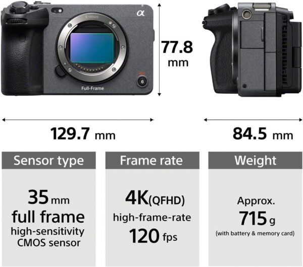 Sony Alpha FX3 ILME-FX3 | Full-frame Cinema Line Camera - Image 4