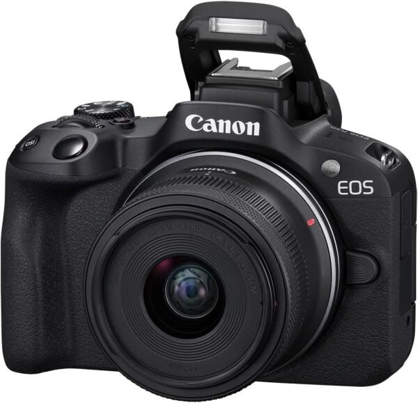 Canon EOS R50 Mirrorless Camera RF-S18-45mm F4.5-6.3 is STM Lens Kit, 24.2 Megapixel CMOS (APS-C) Sensor, 4K Video, Hybrid Camera, Photo and Video, Vlogging, Content Creator, RF Mount, Black - Image 6