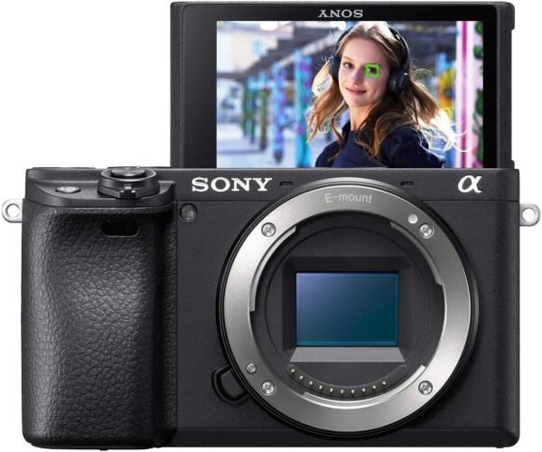 Sony Alpha a6400 Mirrorless Camera: Compact APS-C Interchangeable Lens Digital Camera with Real-Time Eye Auto Focus, 4K Video & Flip Up Touchscreen - E Mount Compatible Cameras - ILCE-6400/B Body - Image 2